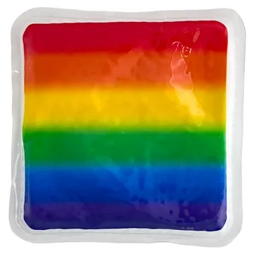 Image of 150 Customized Rainbow Gel Beads Hot Cold Pack Square - Reusable & ...