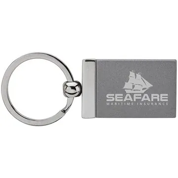 Image of 75 Promotional Gemma Keyring - Two-Tone Metal
