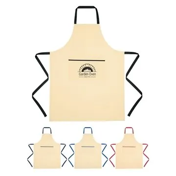 Image of 50 Custom Cotton Cooking Apron - Large Pocket
