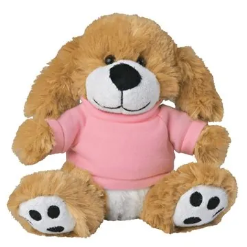 Image of 25 Customized 6" Plush Big Paw Dog - 14 Colors