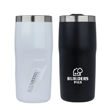 Image of 12 Custom EcoVessel The Metro 16 oz Vacuum Insulated Tumbler - ...