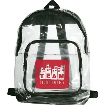 Image of 40 Customized Rally Event Friendly Clear Backpack - PVC ...
