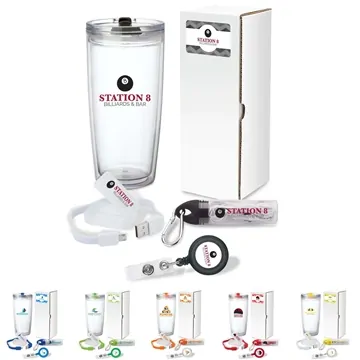 Image of 100 Custom Applaud 4-Piece Welcome Gift Set - Multi-Function & Hot ...