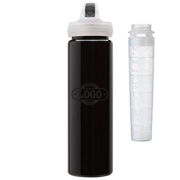Newport 25 oz PET Bottle with Flip Spout & Ice Stick