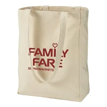 Image of 150 Custom 10 oz Cotton Canvas Everyday Tote - Heavy Duty