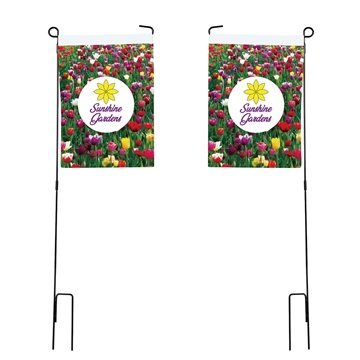 DisplaySplash Garden Flag - Double Sided & 39-inch Pole