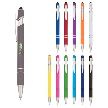 Image of 250 Customized Roslin Incline Stylus Pen - Plunger Action