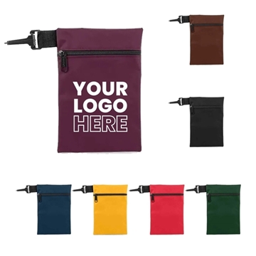 Image of 100 Promotional Golf Ditty Bag - 210D Nylon