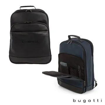 Image of 6 Promotional Bugatti Gin & Twill Backpack - Water Resistant & ...