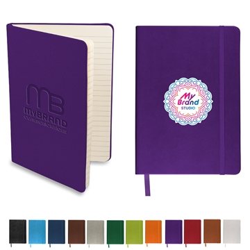 Image of 25 Customized Leeman Tuscany Journal - Italian PU Cover