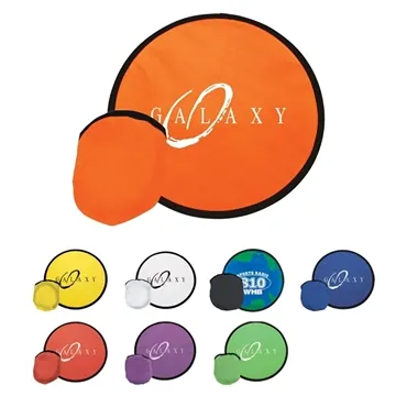Image of 250 Custom Flying Disc With Pouch - Collapsible