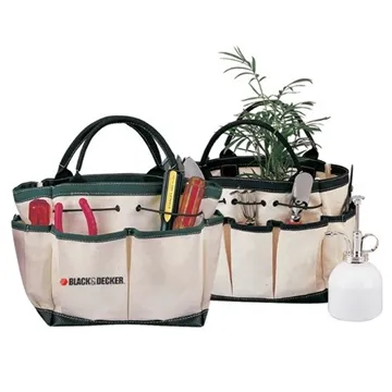 Image of 100 Custom Garden Tote - Ramie Canvas & Tool Storage