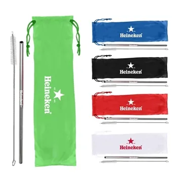 Image of 200 Promotional 3pc Straw Kit - Eco-Friendly & FDA Approved