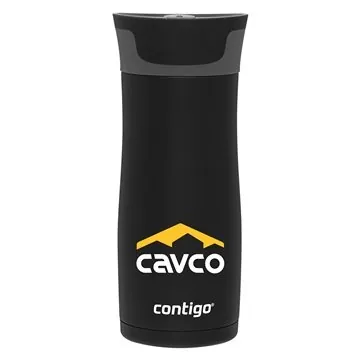 Image of 48 Custom 16 oz Contigo West Loop 2.0 - Matte Black - Vacuum ...