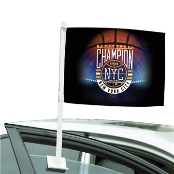 DisplaySplash Car Flag - Single Sided - Polyester & Full Color