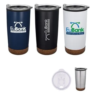 Image of 50 Custom 20 oz Wellington Stainless Steel Tumbler - Double Wall & ...