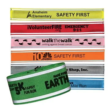 Nylon Reflective Snap Band - Safety & Adjustable