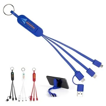 Image of 100 Customized "ESCALANTE" 5-in-1 Cell Phone Charging Cable - ...