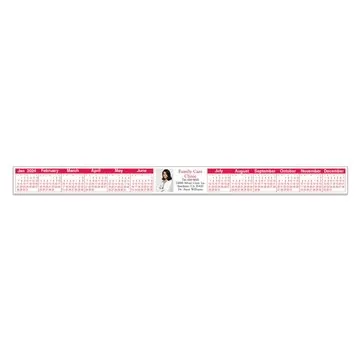 Image of 250 Custom Keyboard Monitor Calendar | Rectangle | 1 1/8" x 13 ...