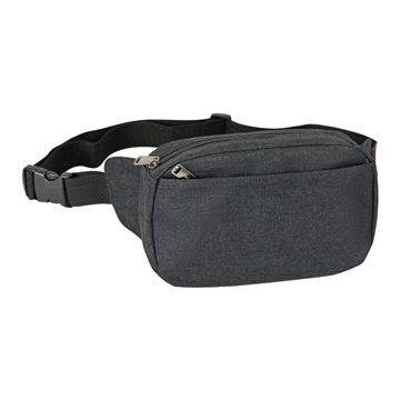 Heather 3-Zipper Fanny Waist Pack - Organizer Compartments