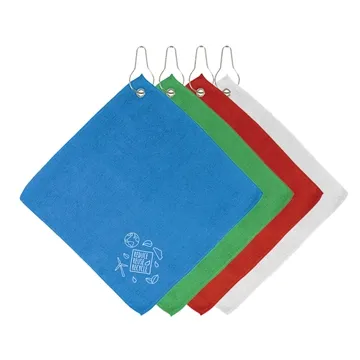 Absorbent Microfiber Golf Towel with Hook