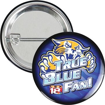 3 Round Safety Pin Button - Laminated