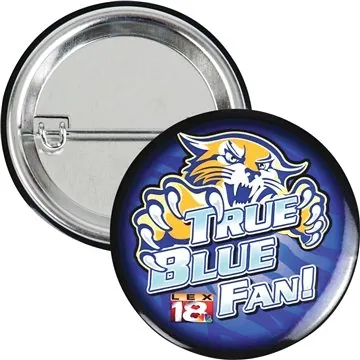 Image of 250 Promotional 3" Round Safety Pin Button - Laminated