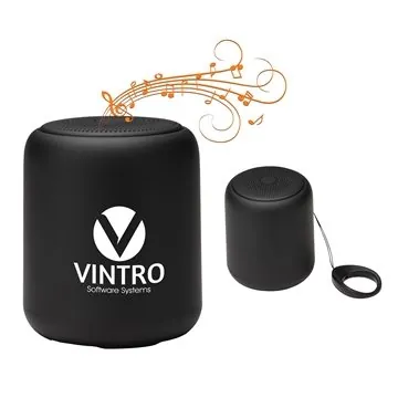 25 Customized Sapphire 40mm 3W Bluetooth Speaker - 6Hr Battery