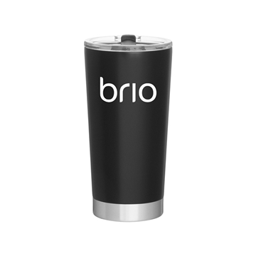 20 oz Frost Stainless Steel Tumbler - Matte Black - Vacuum Insulated