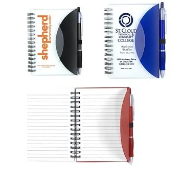 Image of 150 Custom "CUPERTINO" Stylish Spiral Notepad Notebook with ...