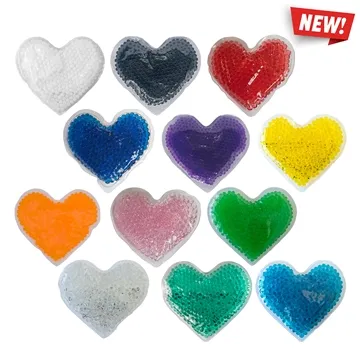 Image of 150 Customized Gel Beads Hot Cold Pack Hearts - Reusable & ...