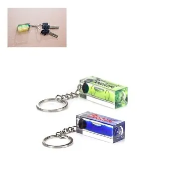Image of 50 Promotional Kikkerland Mini Level Keychain - Split Ring