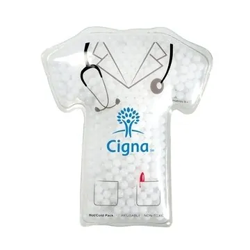 Image of 150 Promotional Hot-Cold Gel Pack - Doctor Shape - Reusable & ...