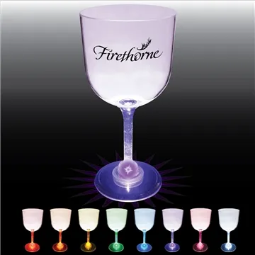 Image of 48 Promotional 14 oz Lighted Standard Stem Goblet - Plastic - LED ...