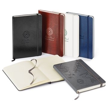 Image of 25 Custom Fabrizio Hard Cover Journal Notebook - Vinyl & Gusseted ...