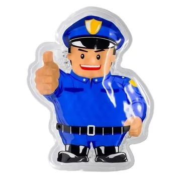 Image of 100 Promotional Police Officer Hot Cold Pack - Safety Certified
