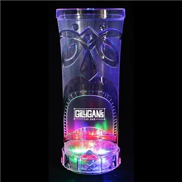Image of 50 Promotional 15 oz 3-Light Tiki Cup - LED Base & USA Made