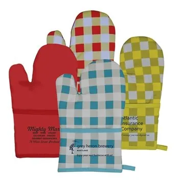 Image of 150 Promotional Therma-Grip Pocket Oven Mitt - Cotton & Quilted