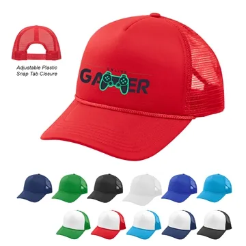 144 Promotional Convoy Trucker Cap - Polyester & Mesh