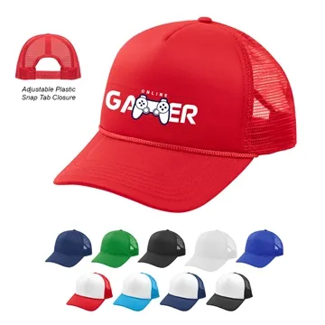 144 Promotional Convoy Trucker Cap - Polyester & Mesh