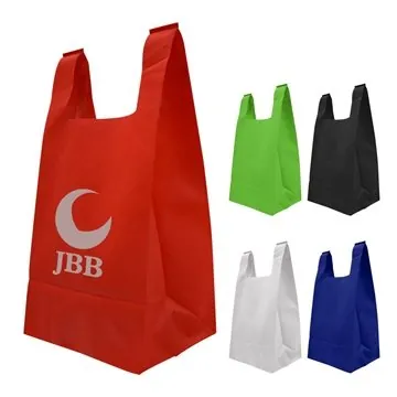 Image of 250 Customized Reusable T-Shirt Style Non-Woven Tote Bag - Water ...