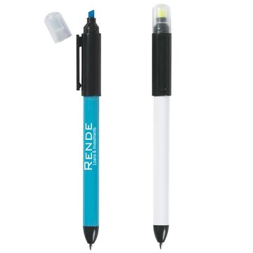 Image of 250 Customized Twin-Write Pen With Highlighter