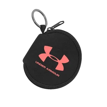 Neoprene Zipper Pouch Keychain with Silver Split-Ring - Multi-Purpose