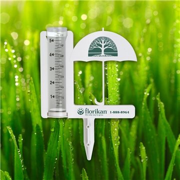 Image of 150 Custom Umbrella Rain Gauge - Impact Resistant