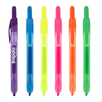 Image of 250 Customized Lumi Retractable Highlighter - Chisel Tip