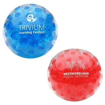 Image of 100 Customized Bead Squeeze Gel Ball - Stress Reliever - Massaging