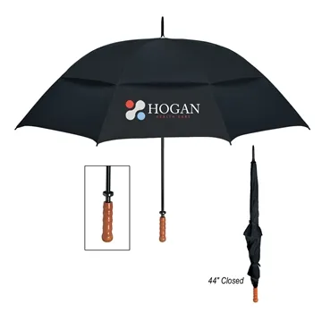 Image of 13 Customized 68" Arc Windproof Vented Umbrella - Wind Resistant