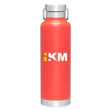 Image of 24 Customized 24 oz H2go Journey - Powder - Matte Red - Vacuum ...