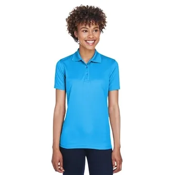 24 Custom UltraClub Ladies' Cool & Dry Mesh Pique Polo - ...
