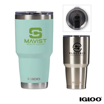 Image of 6 Promotional Igloo 27 oz Vacuum Insulated Tumbler - 12Hr Hot & ...